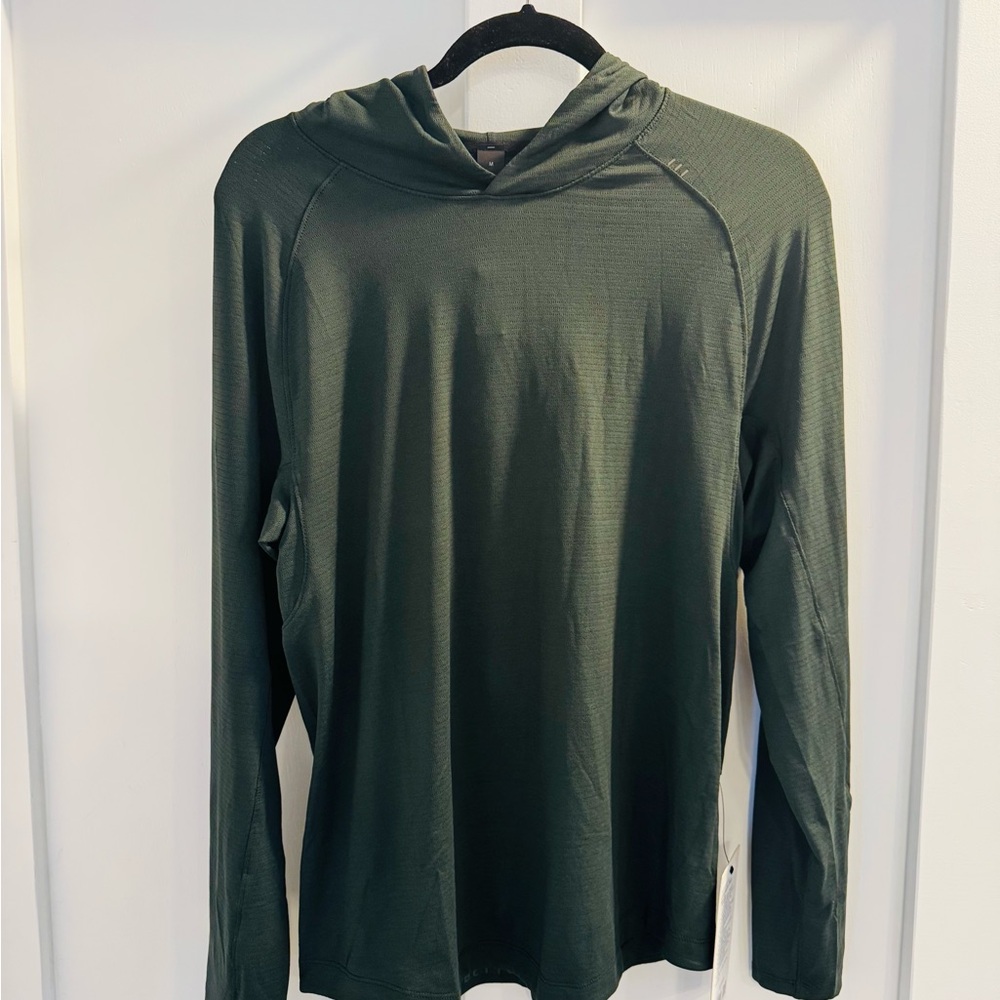 Lululemon License to Train Hoodie M NWT Green